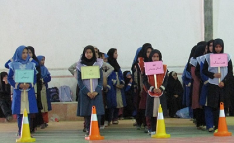 حضور ۱۲۰ دانش آموز دختر در المپیاد درون مدرسه ای مهرستان+ تصاویر