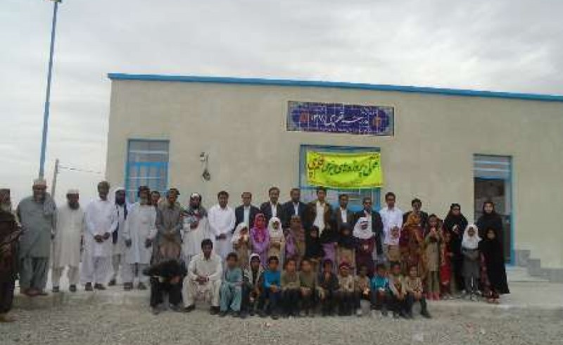 افتتاح مدرسه سه کلاسه کهن جان محمد در مهرستان