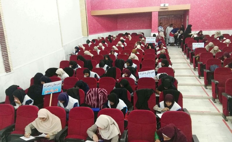 حضور 150 دانش آموز دختر در ششمین مرحله المپیاد طرح ملی  دادرس در سراوان