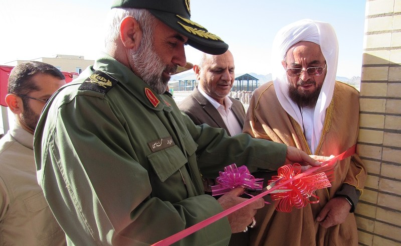 افتتاح سه پروژه عمرانی و زیر ساختی سپاه در شهرستان سراوان+تصاویر