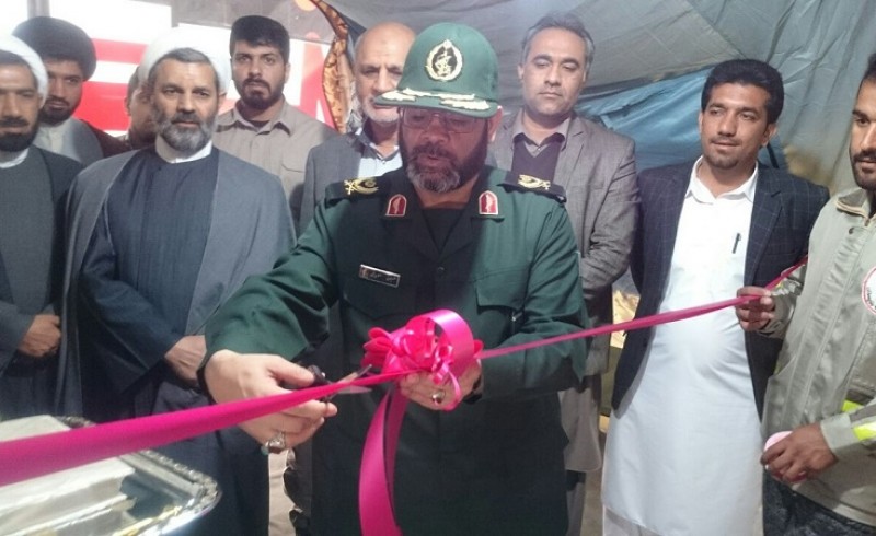 افتتاح چهل و هفتمین بیمارستان صحرایی سپاه پاسداران در جنوب شرق کشور