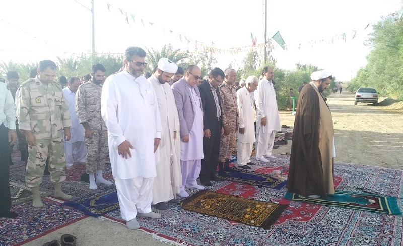 گزارش تصویری از نماز عید سعید قربان در سراوان