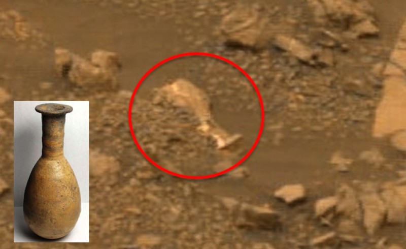 کشف بطری سفالی در کره مریخ! +فیلم