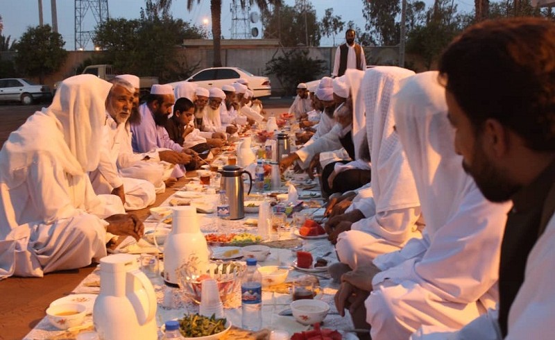 گزارش تصویری/ برپایی ضیافت افطاری با حضور علما و روحانیون اهل سنت سراوان