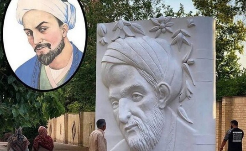 #سعدی/ واکنش‌ طنز کاربران به طراحی و نصب المان سعدی در شیراز