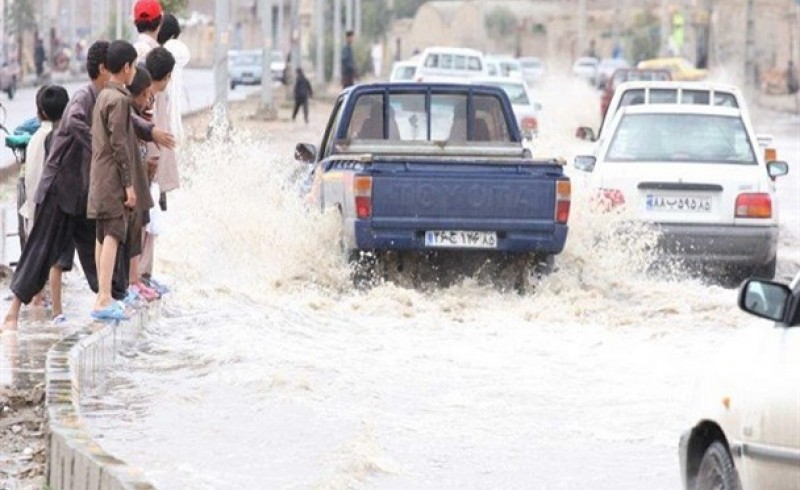 نیکشهر رکوردار بارش استان با 136 میلی متر باران/ بارندگی در بنت به 115 میلی متر رسید