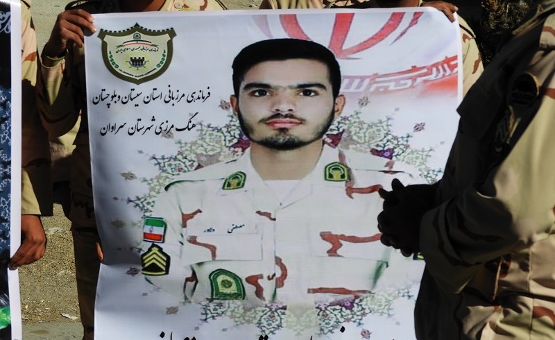 گزارش تصویری/  پیکر پاک شهید مدافع وطن در سراوان تشییع شد