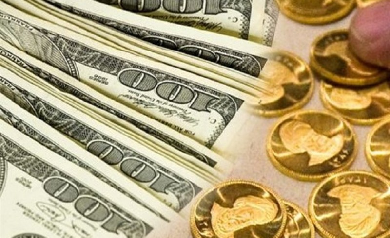 نرخ دلار ۱۹ تومان کاهش یافت؛ افت قیمت سکه پس از نزول ۱۰ دلاری قیمت جهانی طلا+ قیمت‌ها