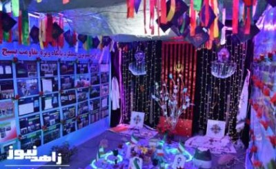 برپایی نمایشگاه جشنواره اسوه پایگاه های مقاومت برتر در زاهدان