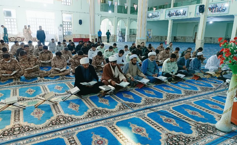 برپایی محافل انس با قرآن به مناسبت ماه رمضان در سراوان