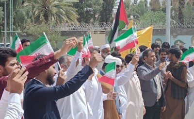 اجتماع مردم مرزدار سراوان در حمایت از پاسخ مقتدرانه سپاه  